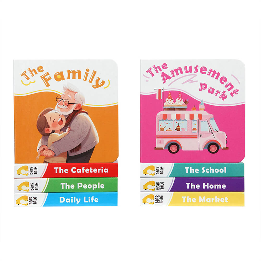 MY TOWN  early learning 8 Board Books